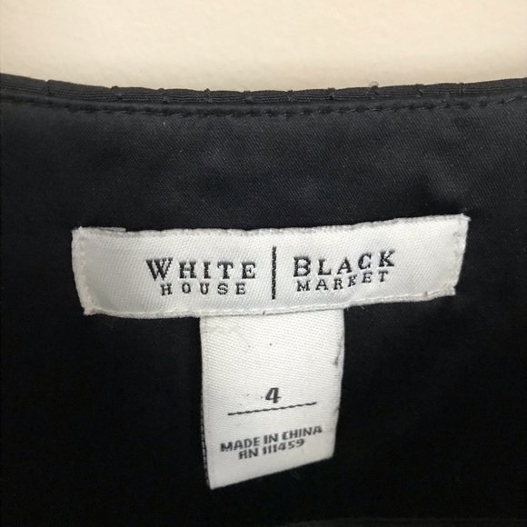 White House Black Market Bubble Hem Mini Dress XS - Picture 5 of 7